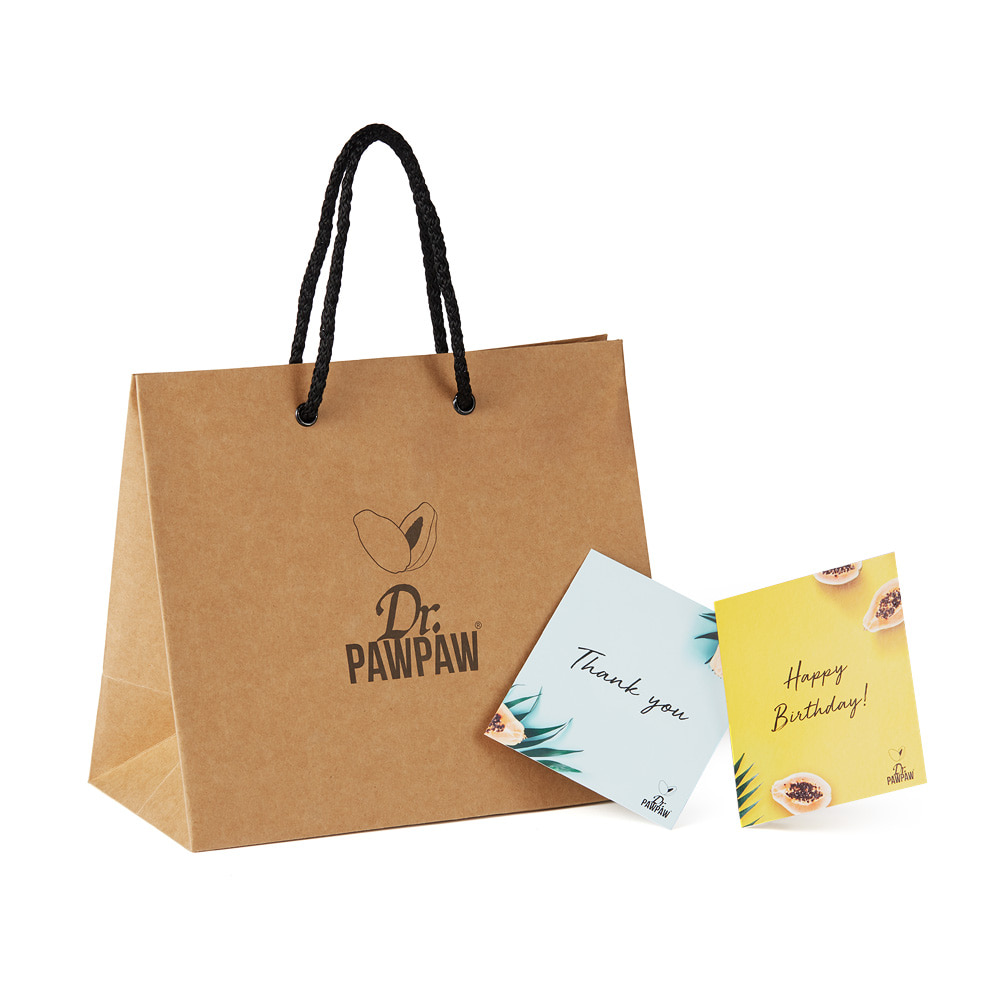 선물 포장(쇼핑백 + 메세지카드)